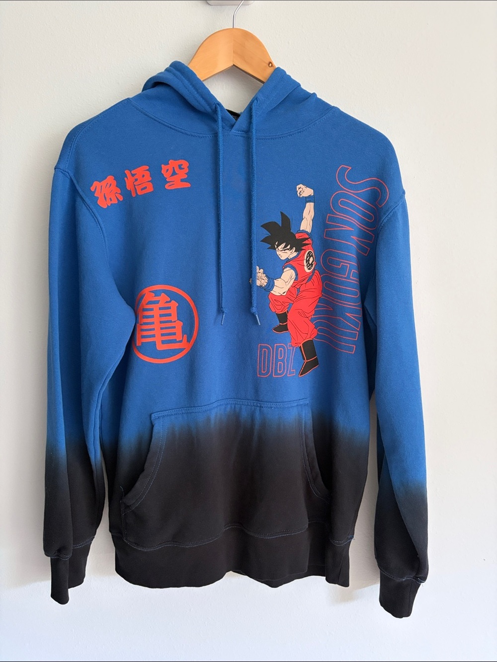 Blue & Black Dragon Ball Z Hoodie Sweatshirt
